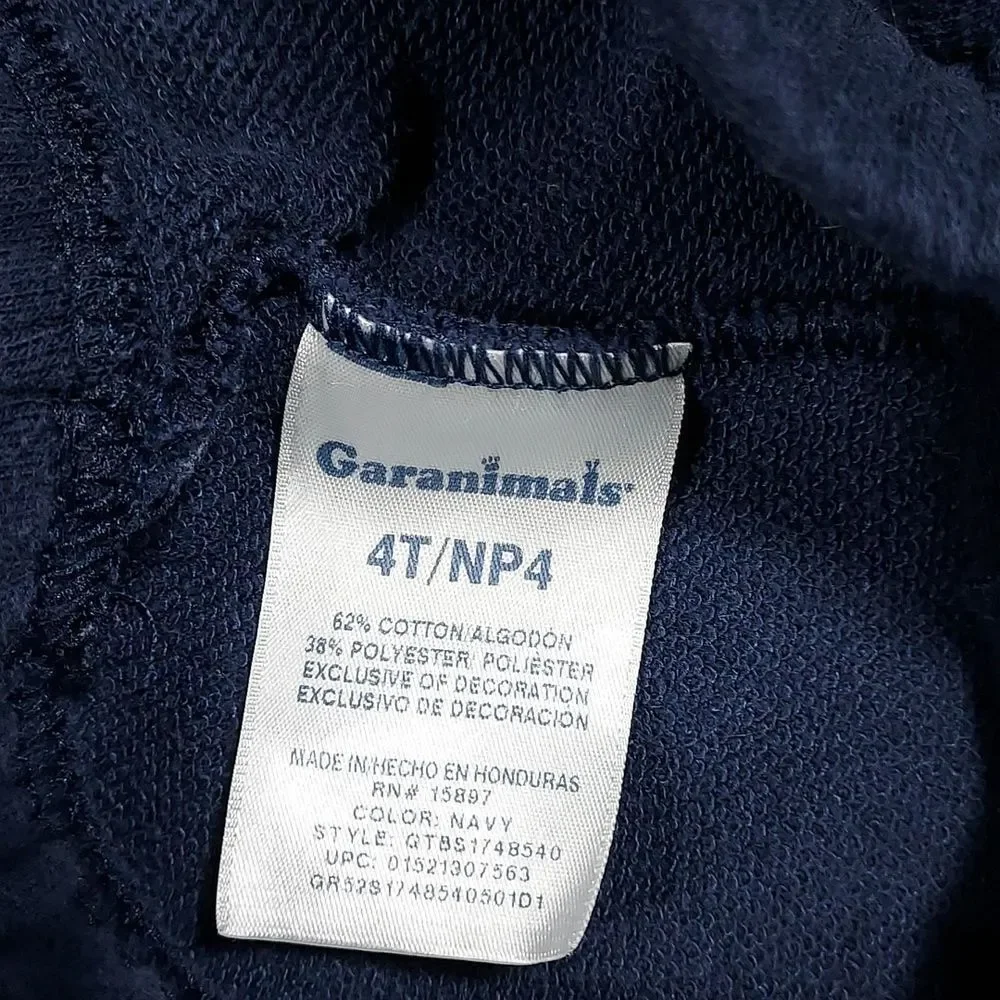 Geranimals 365 Kids Boys Navy Blue Cloth Shorts 4T